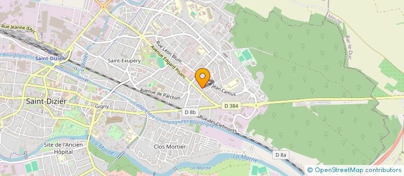 localisation de l'entreprise SCI LA RENAISSANCE INVEST à SAINT-DIZIER