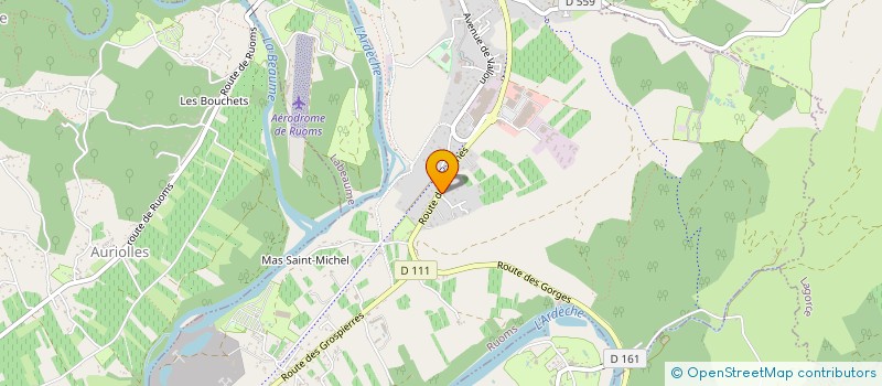 localisation de l'entreprise SCI LA RENARDE à GROSPIERRES