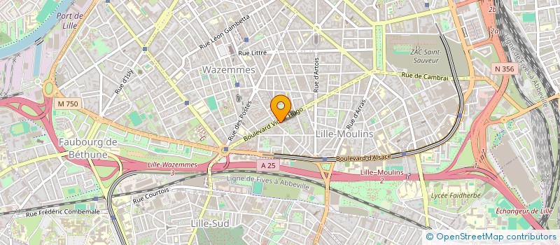 localisation de l'entreprise SCI LA RENARDIERE à LILLE