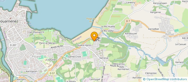 localisation de l'entreprise SCI LA RENARDIERE  DOUARNENEZ