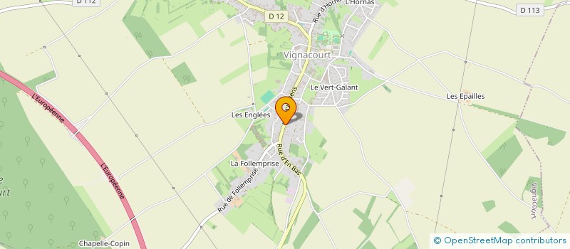 localisation de l'entreprise SCI LA RENARDIERE  VIGNACOURT