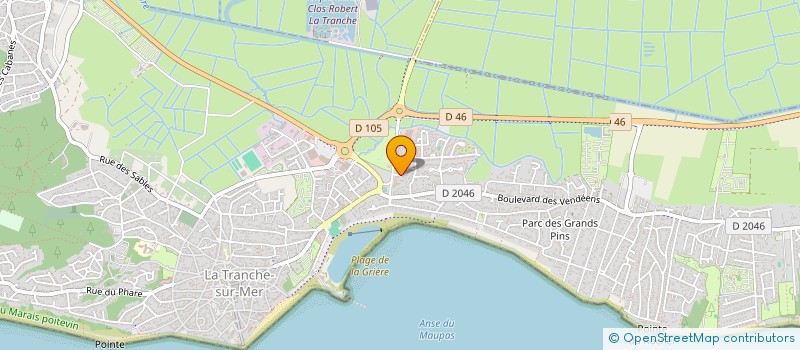 localisation de l'entreprise SCI LA RENARDIERE à LA TRANCHE-SUR-MER