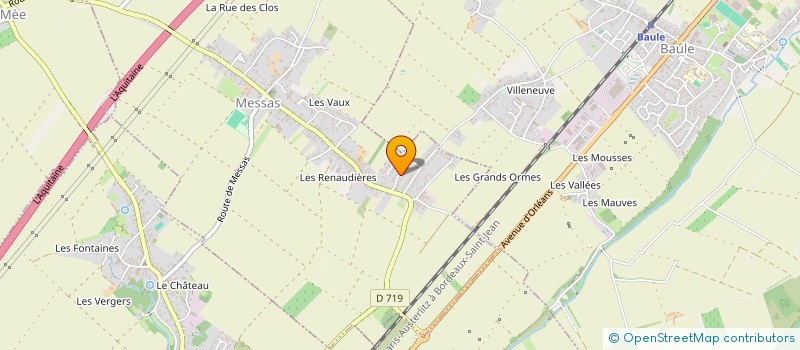 localisation de l'entreprise SCI LA RENARDIERE à MESSAS