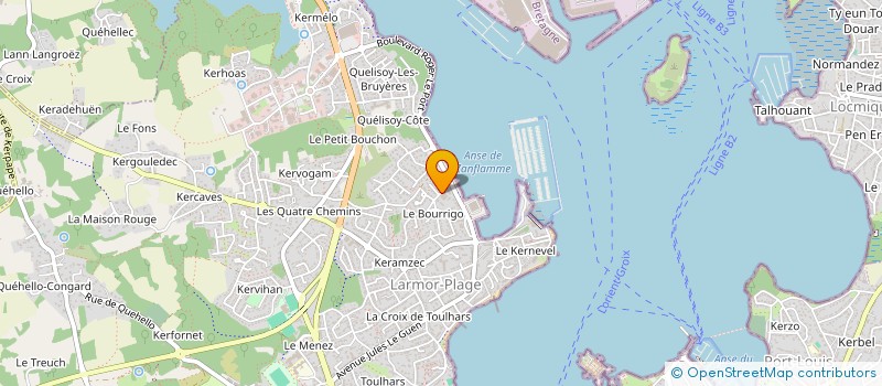 localisation de l'entreprise SCI LA RENARDIERE  LARMOR-PLAGE