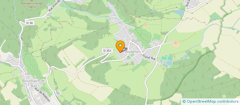 localisation de l'entreprise SCI LA RENARDIERE  RODEREN