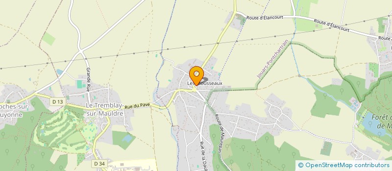 localisation de l'entreprise SCI LA RENARDIERE  JOUARS-PONTCHARTRAIN