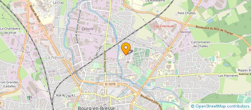 localisation de l'entreprise SCI LA RENARDIERE à BOURG-EN-BRESSE