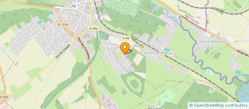 localisation de l'entreprise SCI LA RENARDIERE  PONTS-ET-MARAIS