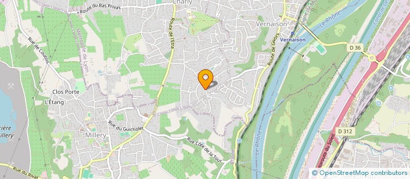 localisation de l'entreprise SCI LA RENARDIERE  CHARLY