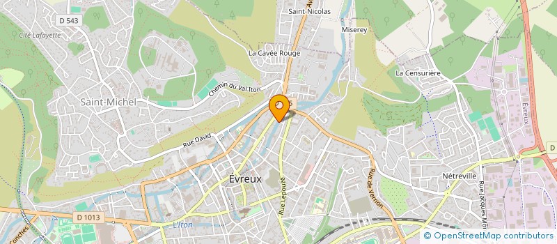 localisation de l'entreprise SCI LA RENAUDIERE à EVREUX