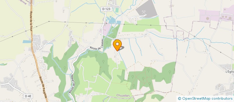 localisation de l'entreprise SCI LA RENAUDIERE  CHUZELLES