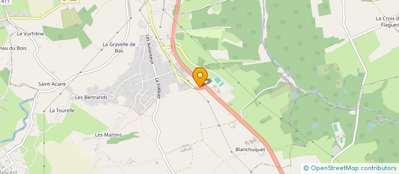 localisation de l'entreprise SCI LA RENETTERIE  TOLLEVAST