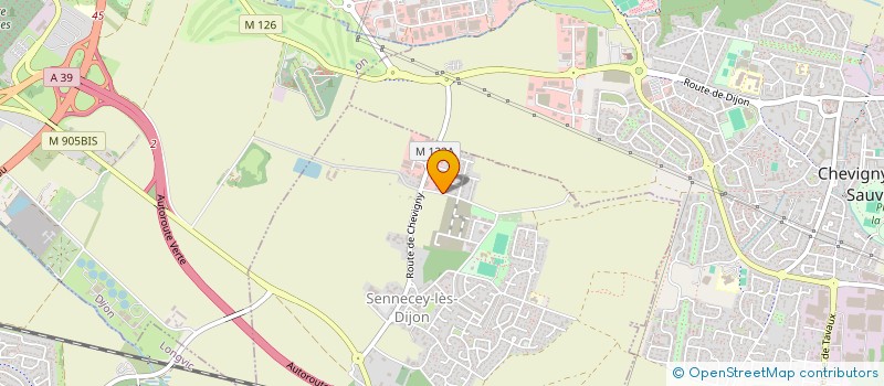 localisation de l'entreprise SCI LA RENTE DU BASSIN  SENNECEY-LES-DIJON