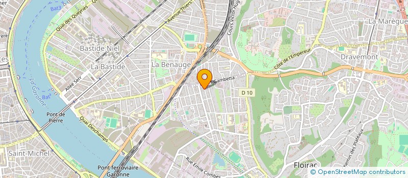 localisation de l'entreprise SCI LA REOLE  FLOIRAC