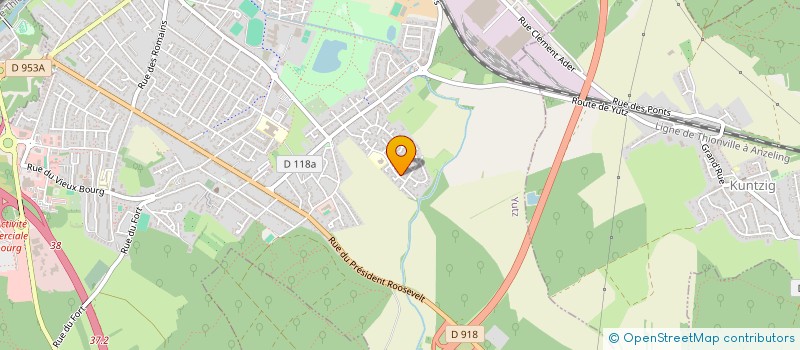 localisation de l'entreprise SCI LA REPOSEE  YUTZ