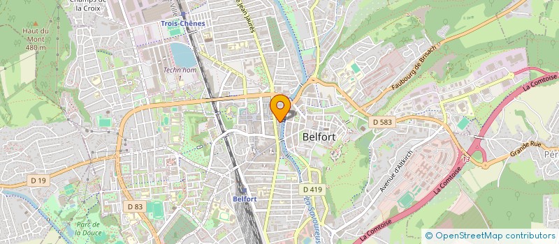 localisation de l'entreprise SCI LA REPUBLIQUE  BELFORT