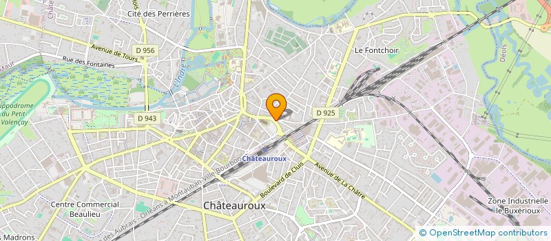 localisation de l'entreprise SCI LA REPUBLIQUE à CHATEAUROUX
