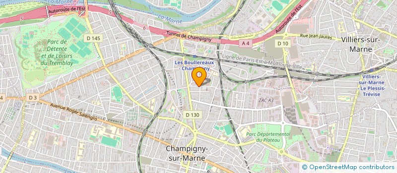 localisation de l'entreprise SCI LA REPUBLIQUE  CHAMPIGNY-SUR-MARNE