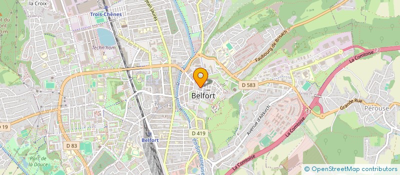 localisation de l'entreprise SCI LA REPUBLIQUE à BELFORT