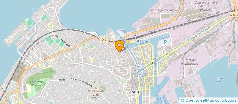 localisation de l'entreprise SCI LA RESERVE  SETE