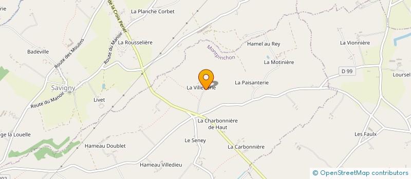 localisation de l'entreprise SCI LA RESERVE  MONTPINCHON