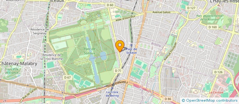 localisation de l'entreprise SCI LA RESERVE à ANTONY