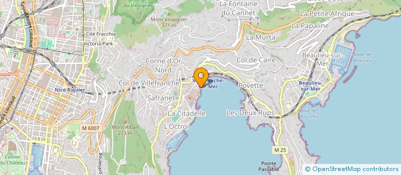 localisation de l'entreprise SCI LA RESERVE VILLEFRANCHE SUR MER à VILLEFRANCHE-SUR-MER