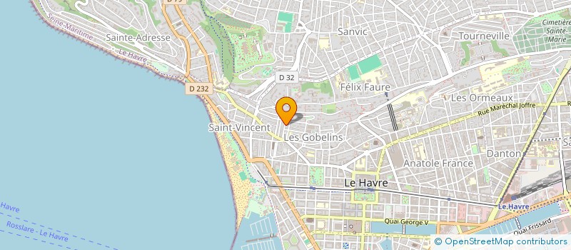 localisation de l'entreprise SCI LA RESIDENCE à LE HAVRE