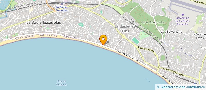 localisation de l'entreprise SCI LA RESIDENCE  LA BAULE-ESCOUBLAC