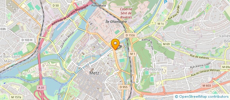 localisation de l'entreprise SCI LA RESIDENCE  METZ