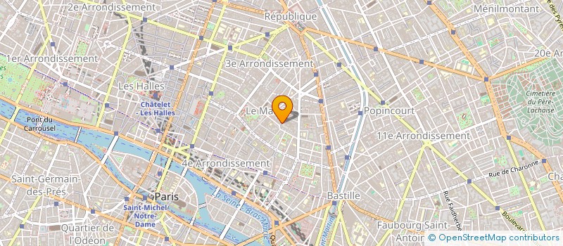 localisation de l'entreprise SCI LA RESIDENCE  PARIS