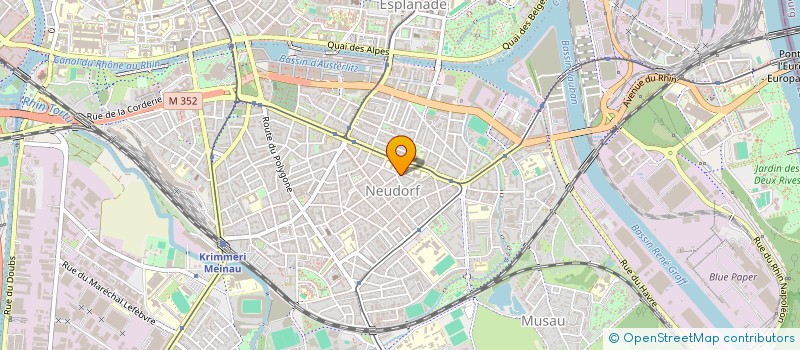 localisation de l'entreprise SCI LA RESIDENCE CLAINCHARD à STRASBOURG