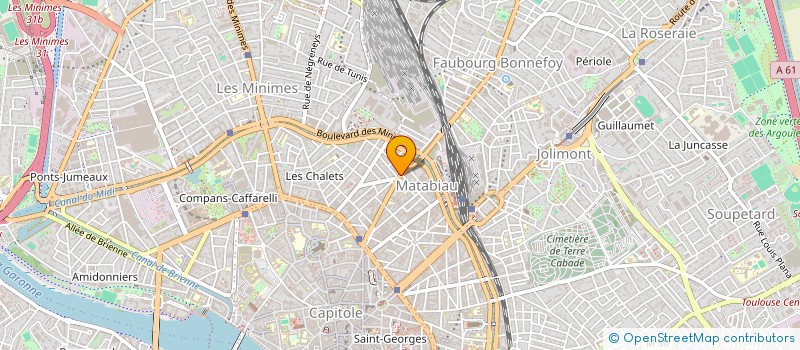 localisation de l'entreprise SCI LA RESIDENCE DU BUSCA à TOULOUSE