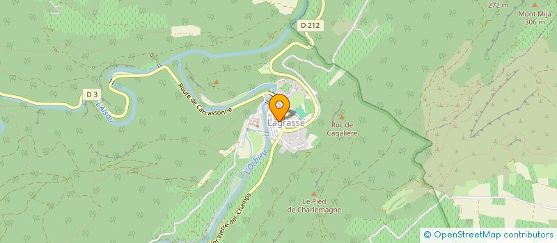 localisation de l'entreprise SCI LA RESIDENCE FAMILIALE  LAGRASSE