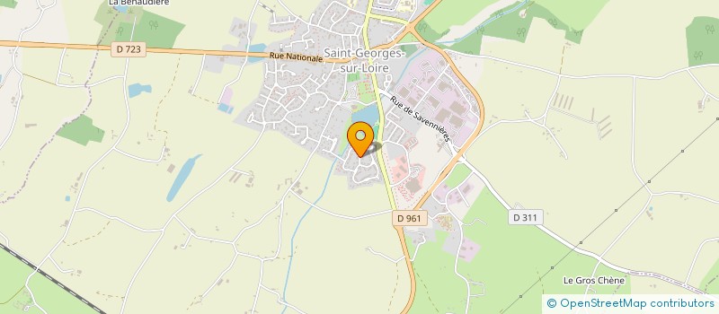 localisation de l'entreprise SCI LA RESIDENCE GUITTET  SAINT-GEORGES-SUR-LOIRE