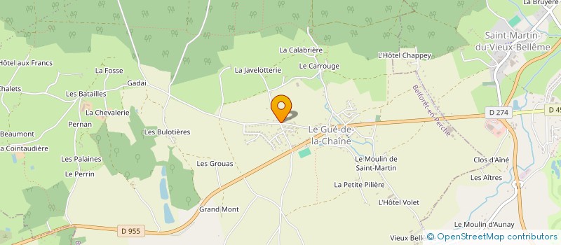 localisation de l'entreprise SCI LA RESIDENCE LE PARC EN CHAVILLE à BELFORET-EN-PERCHE