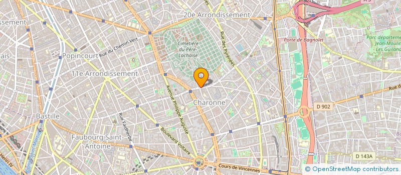 localisation de l'entreprise SCI LA RESIDENCE MAYA  PARIS
