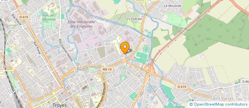 localisation de l'entreprise SCI LA RESISTANCE à TROYES