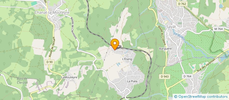 localisation de l'entreprise SCI LA RESTANQUE  CHANAT-LA-MOUTEYRE