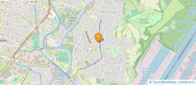 localisation de l'entreprise SCI LA RESTONICA  STRASBOURG