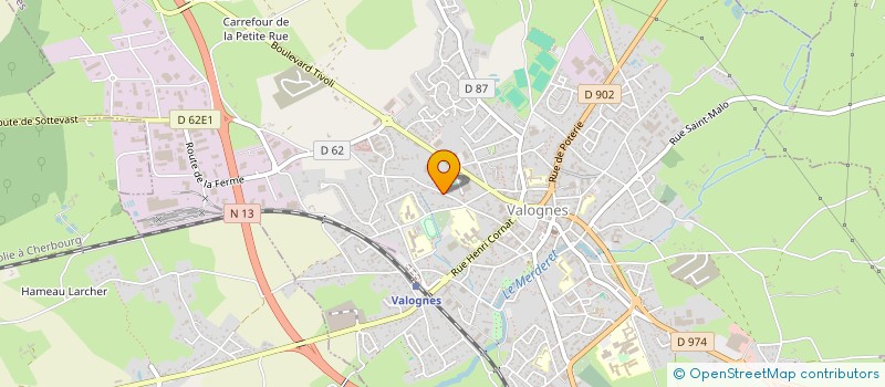 localisation de l'entreprise SCI LA RESUGENCE  VALOGNES