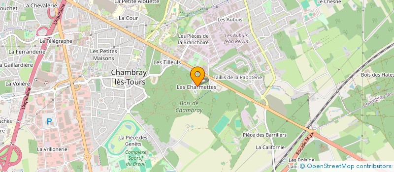 localisation de l'entreprise SCI LA RETAISE  CHAMBRAY-LES-TOURS