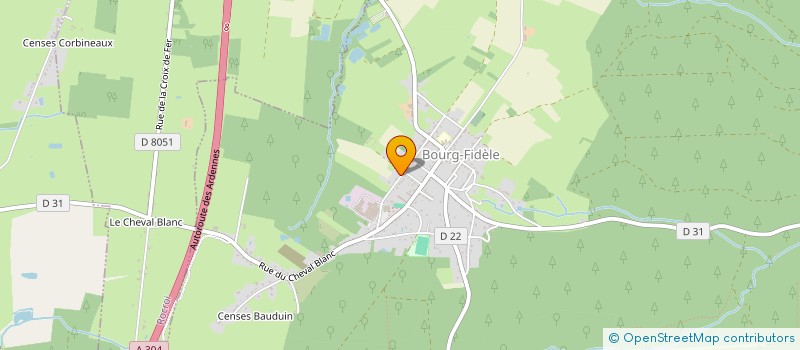 localisation de l'entreprise SCI LA REUNION  BOURG-FIDELE