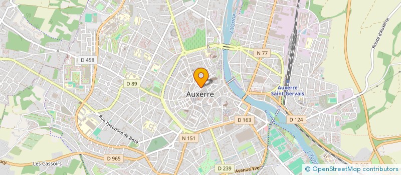 localisation de l'entreprise SCI LA REUSSITE à AUXERRE