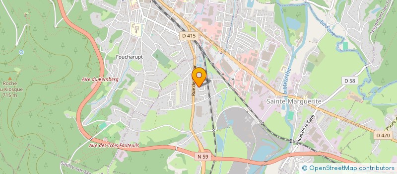 localisation de l'entreprise SCI LA REUSSITE  SAINTE-MARGUERITE