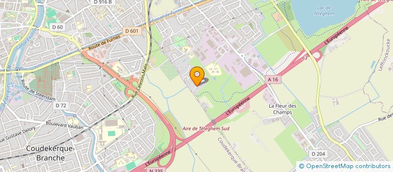 localisation de l'entreprise SCI LA REVANCHE  TETEGHEM-COUDEKERQUE-VILLAGE