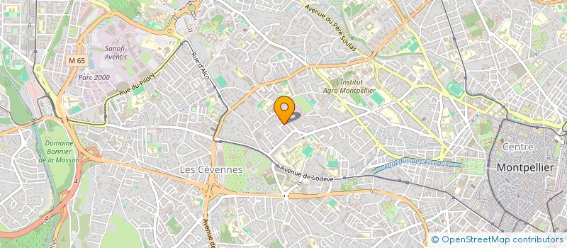 localisation de l'entreprise SCI LA REVEDERE à MONTPELLIER