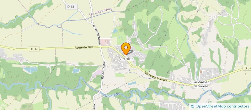 localisation de l'entreprise SCI LA REVICOLE  SALAISE-SUR-SANNE