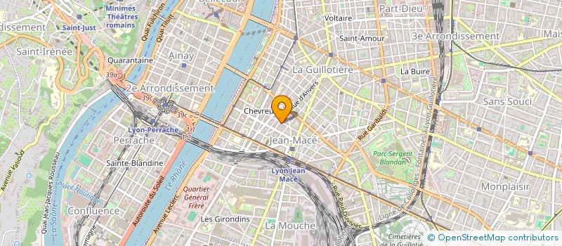 localisation de l'entreprise SCI LA REYNIERE  LYON