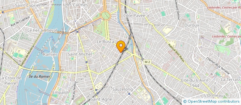 localisation de l'entreprise SCI LA RHUNE 31 à TOULOUSE